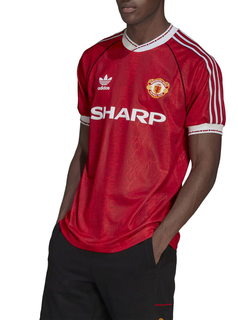 Dres adidas Originals Manchester United 90 Soccer Jersey Červená | hp0455