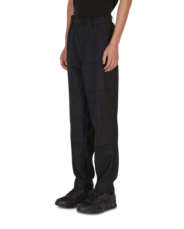 Nohavice Comme des Garçons Patchwork Trousers Čierna | FH-P002-W21 1, 2