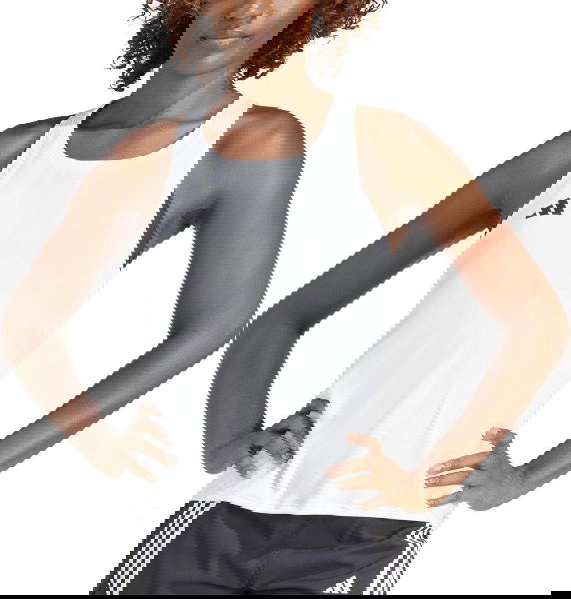 Tielko adidas Originals Adizero Tank Top Biela | in1181, 0