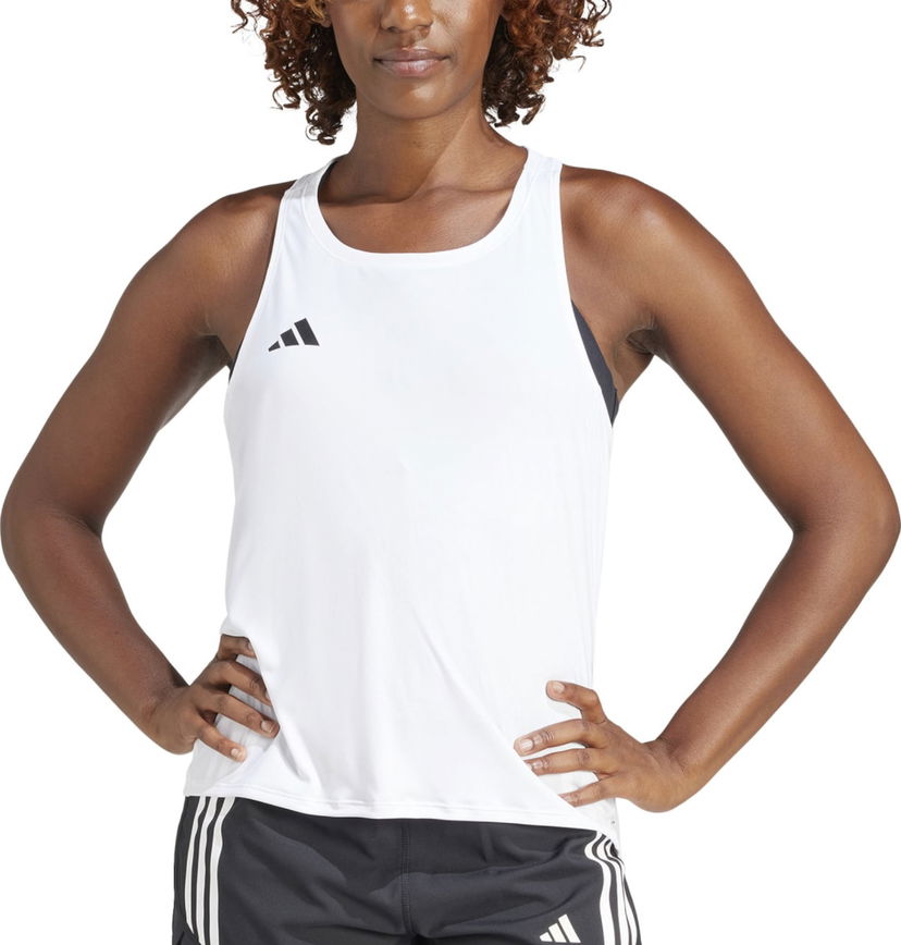 Tielko adidas Originals Adizero Tank Top Biela | in1181