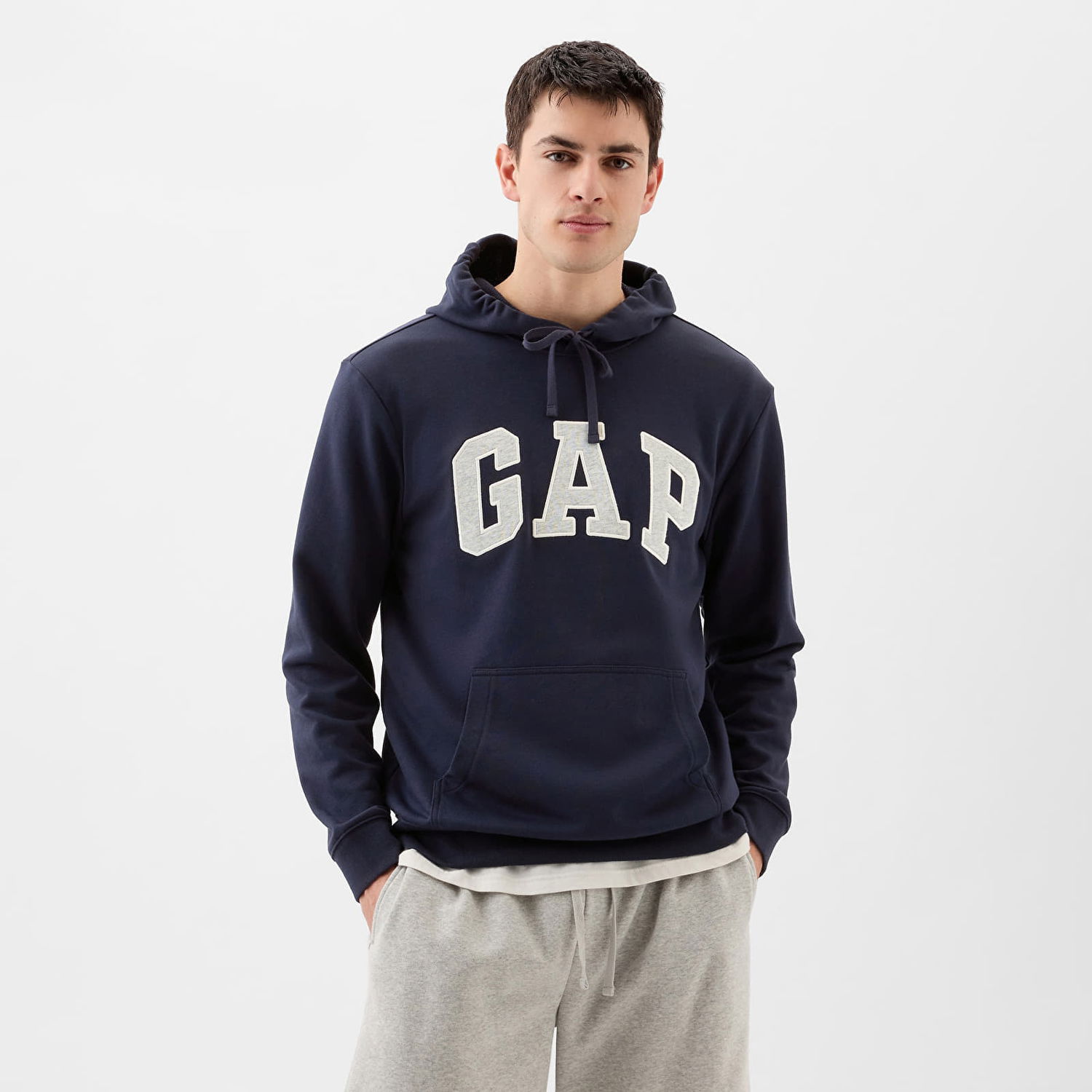 Mikina GAP French Terry Pullover Logo Hoodie Tapestry Navy Navy | 868453-01, 0