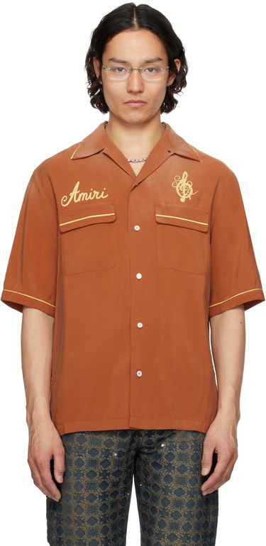 Košeľa AMIRI Amiri 'Saturday Night' Camp Shirt Oranžová | AMSTCA1118, 0