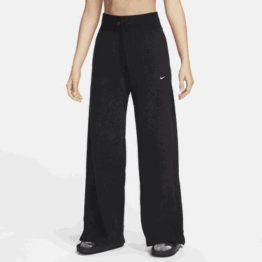 Tepláky Nike Sportswear Phoenix Plush High-Waisted Fleece Wide-Leg Pants Čierna | FN3622-010, 0