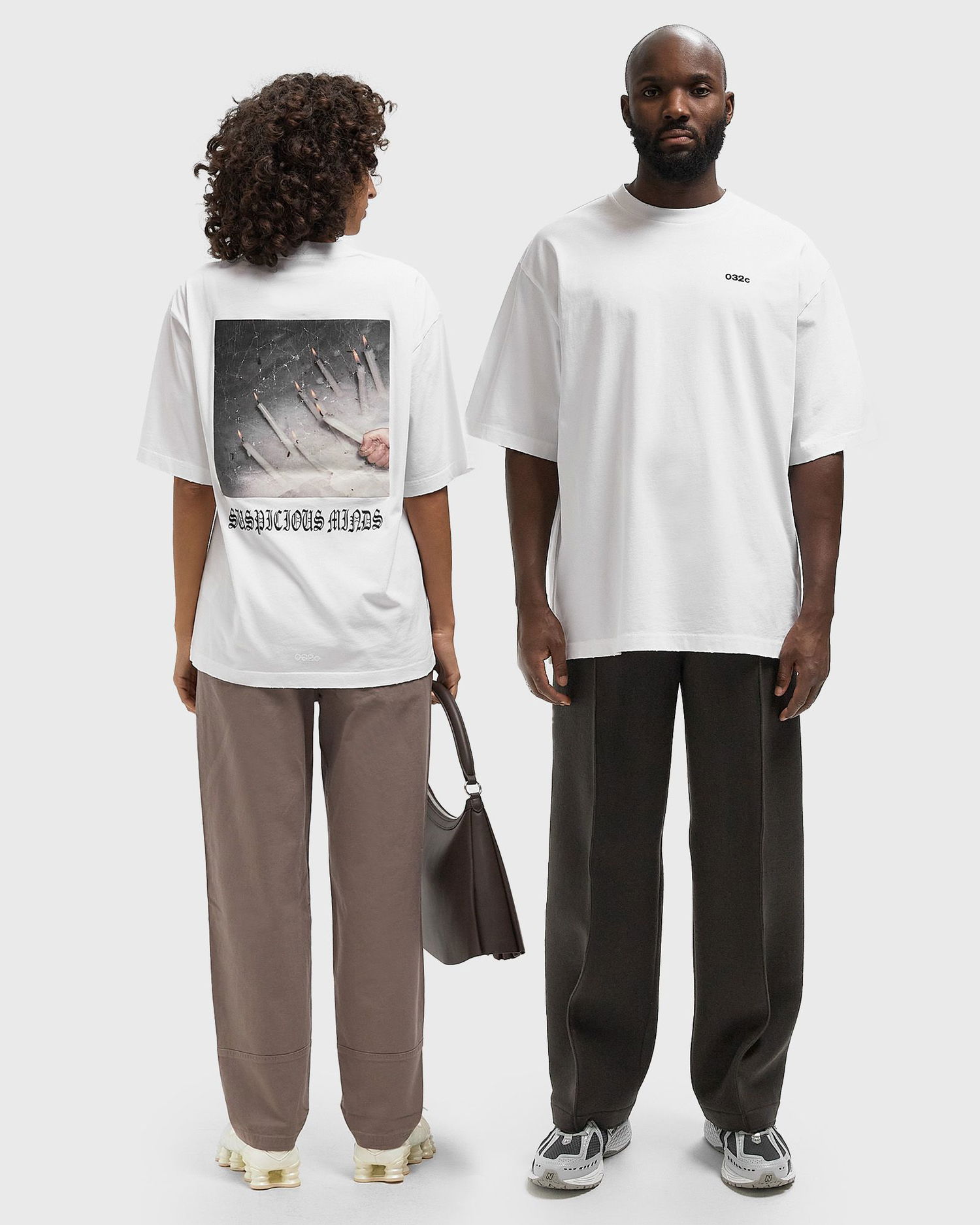 Tričko 032C CANDLE DINNER T-SHIRT Biela | F25-URC-0115-100, 1