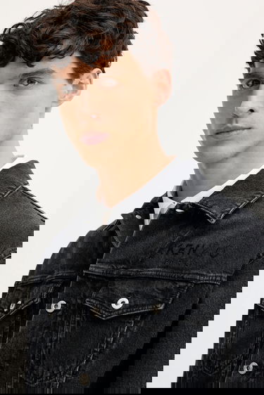 Bunda KENZO Kenzo Denim Jacket Čierna | FF65DV3026C4, 3