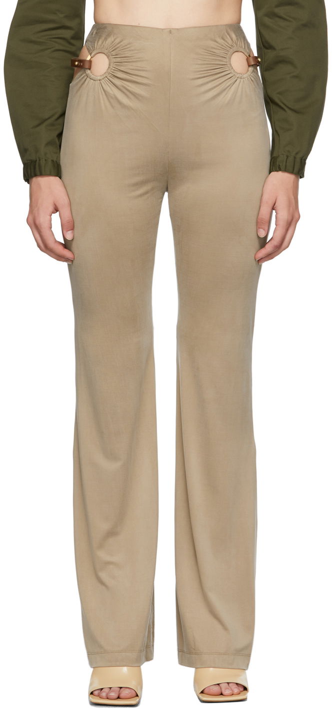 Nohavice Dion Lee Dion Lee Horse Bit Trousers Béžová | A2277P21, 0