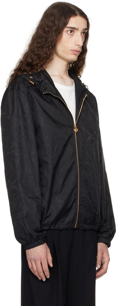 Vetrovka Versace Versace Barocco Jacquard Windbreaker Jacket Čierna | 1019895_1A15005, 1