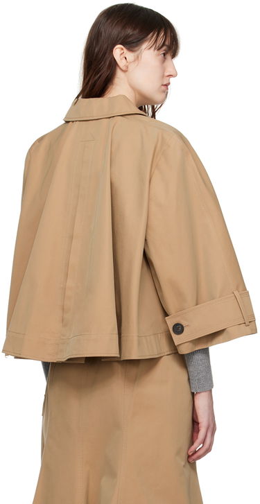Bunda Erdem Erdem Cropped Trench Coat Béžová | PS24_R1J1_CACT, 2