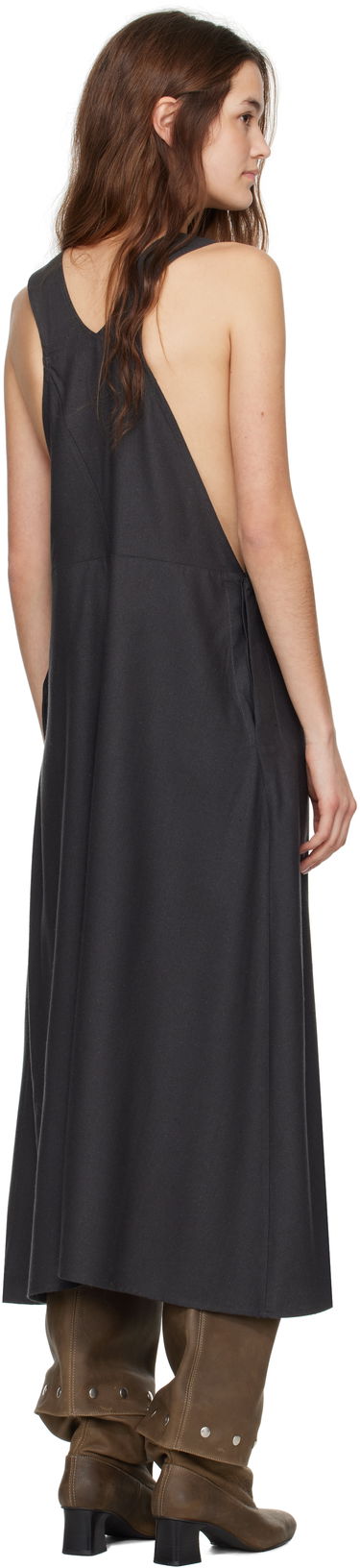 Šaty Baserange Baserange Gren Overalls Midi Dress Šedá | DRGRO-WS-SP25, 2