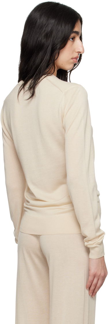 Sveter TOTEME TOTEME Fine Knit Crewneck Sweater Béžová | 252-WRT0463-YA0151, 2