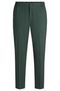 Slim-Fit Wool-Blend Poplin Trousers