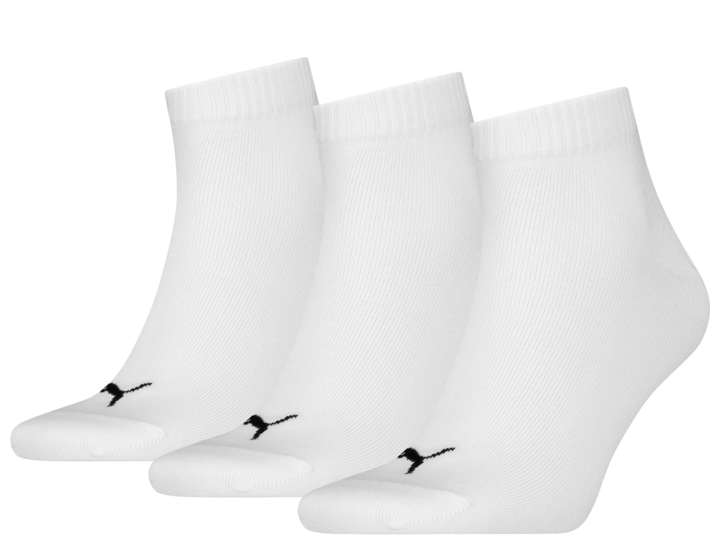 Ponožky Puma Puma Quarter Plain 3-Pack Socks Biela | 701230337-300, 0