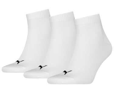 Ponožky Puma Puma Quarter Plain 3-Pack Socks Biela | 701230337-300, 0