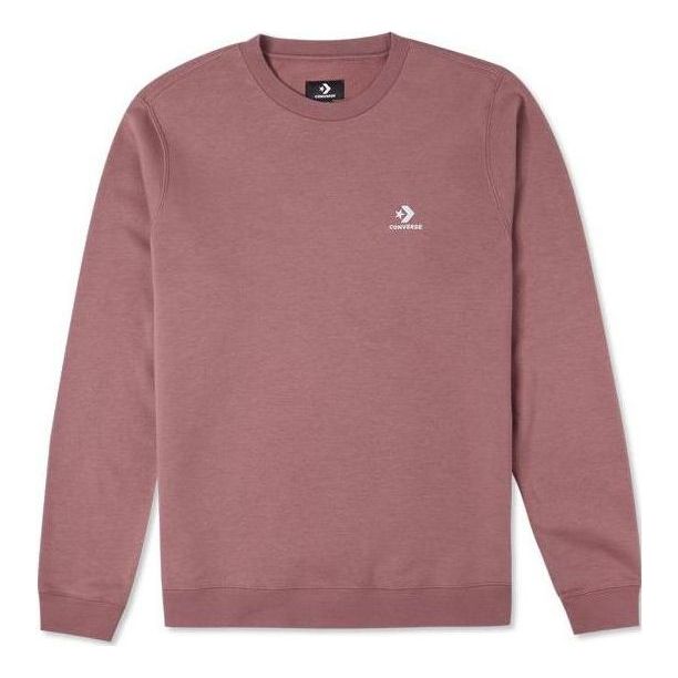 Sveter Converse Embroidered Star Chevron Brushed Fleece Sweatshirt Ružová | 10024510-A05, 0
