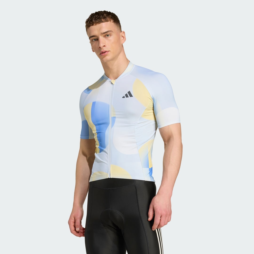 Dres adidas Performance Essentials Light In Motion Cycling Jersey Modrá | JZ5499, 0