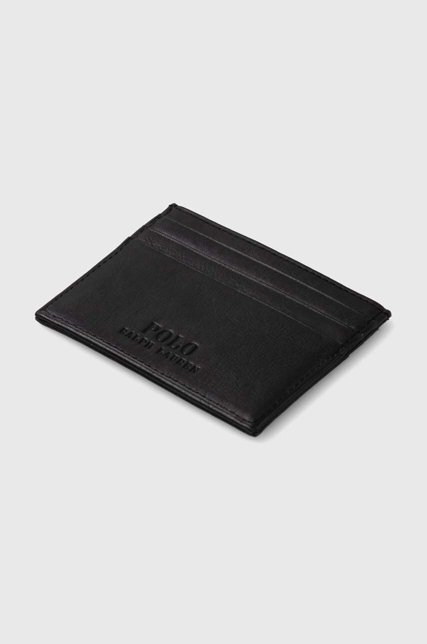 Peňaženka Polo by Ralph Lauren Polo Ralph Lauren Card Case Čierna | 405913722, 1
