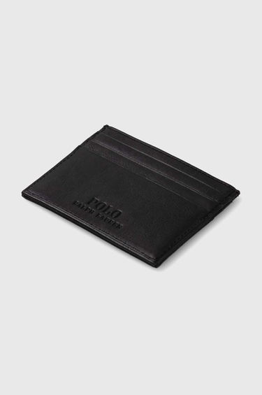 Peňaženka Polo by Ralph Lauren Polo Ralph Lauren Card Case Čierna | 405913722, 1
