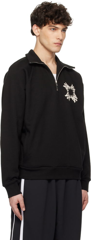 Mikina AMIRI AMIRI MA Quad Half-Zip Sweatshirt Čierna | AMJYCW1058, 1