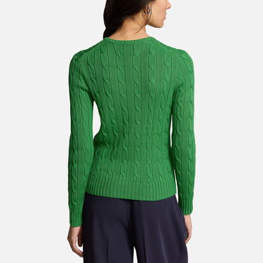 Sveter Polo by Ralph Lauren Julianna Cotton Cable-Knit Jumper Zelené | 211891640021, 1