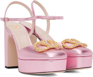 Tenisky a topánky Valentino Garavani VLogo Signature Platform Heels Ružová | 6W2S0LF8LUY, 3