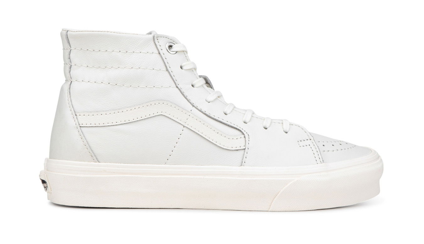 Tenisky a topánky Vans Sk8-hi Tapered Leather Biela | VN0A4U169GX, 0
