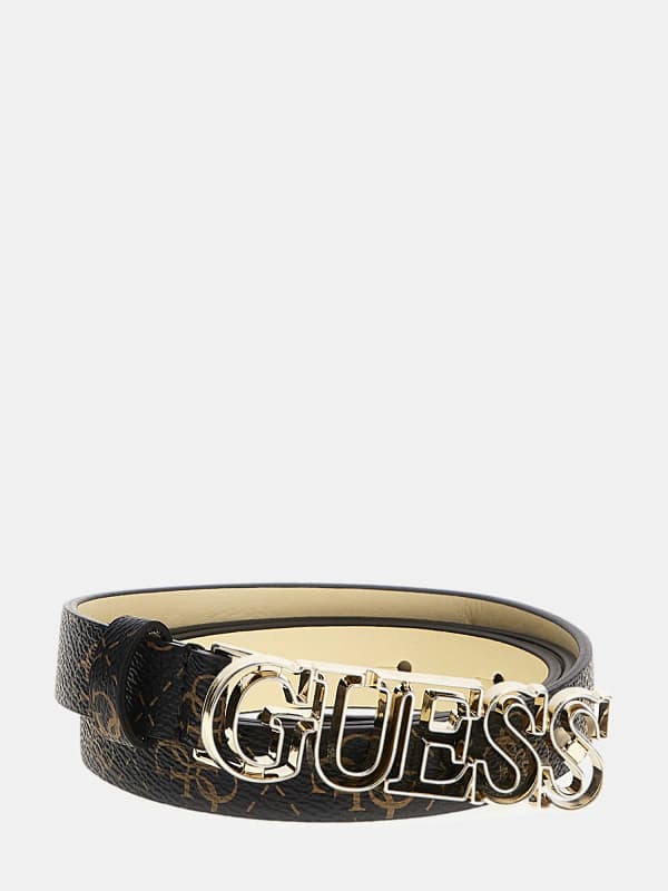 Opasok GUESS Vikky 4G Logo Belt Čierna | BW7859P3420, 0
