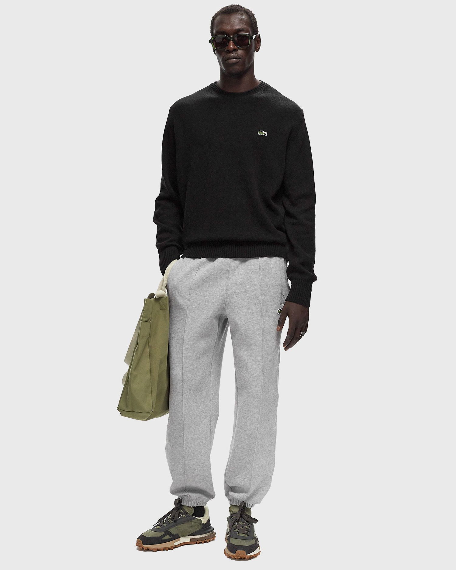 Tepláky Lacoste Regular Fit Sweatpants Šedá | XH2840_CCA, 1