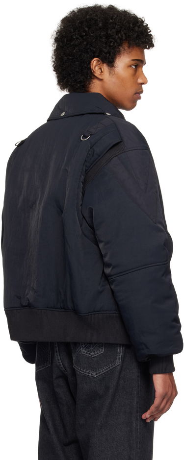 Bomber bunda Neighborhood Neighborhood Sailing Padded Bomber Jacket Čierna | 242SZNH-JKM04, 2