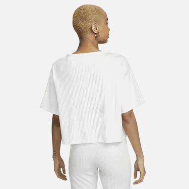 Tričko Nike Ribbed Jersey Top Biela | DV7870-133, 2