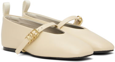 Tenisky a topánky rag & bone rag & bone Spire Mary Jane Ballerina Flats Béžová | WFF24HF1007LE07, 3