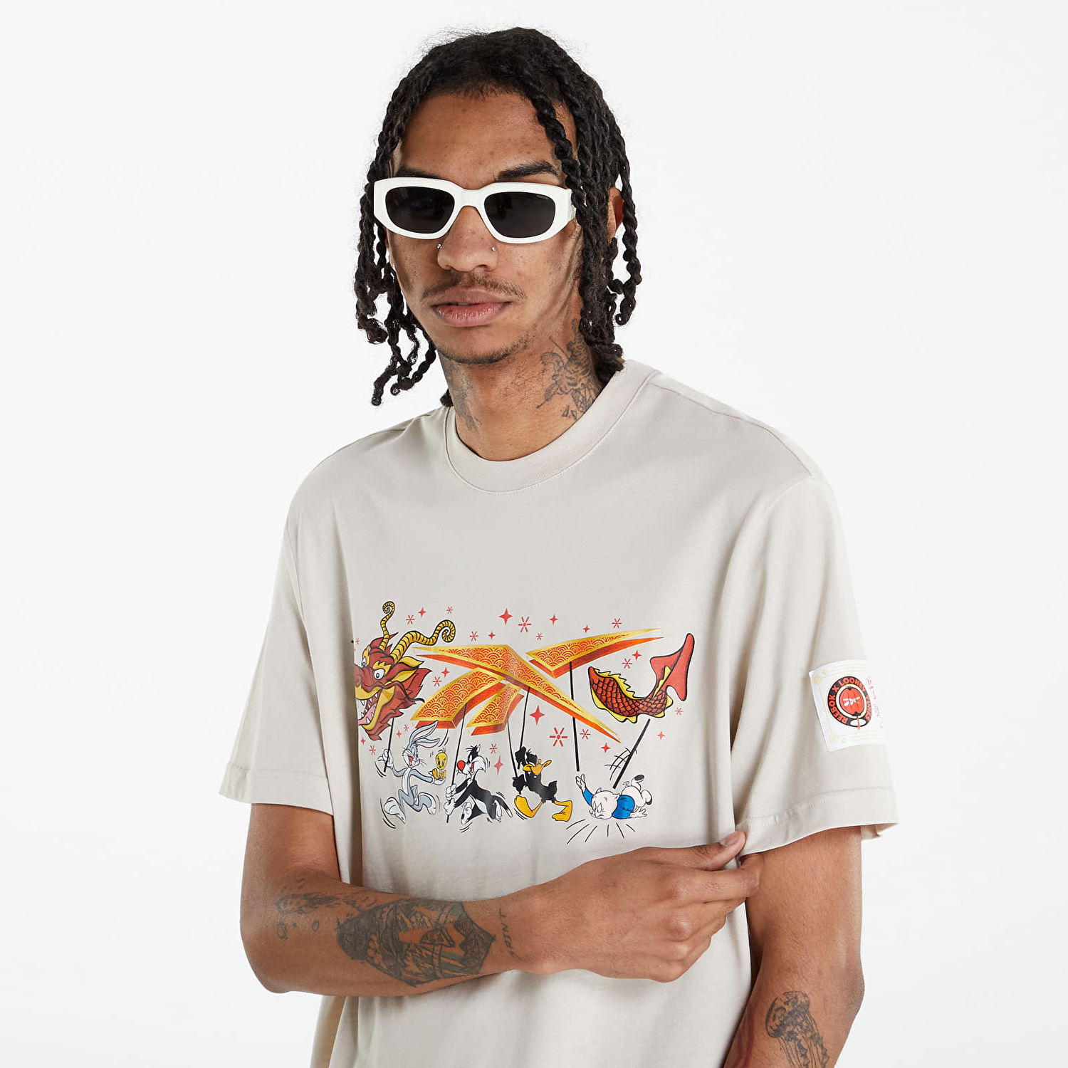 Tričko Reebok Looney Tunes x T-Shirt Biela | HG1515, 0