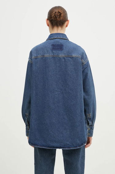Košeľa Ksubi Oversized Longsleeve Denim Shirt Modrá | WPF24SH007, 2