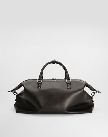 Cestovná taška Dolce & Gabbana Dolce & Gabbana Calfskin Duffel Bag Čierna | BM2352AV95680999, 0