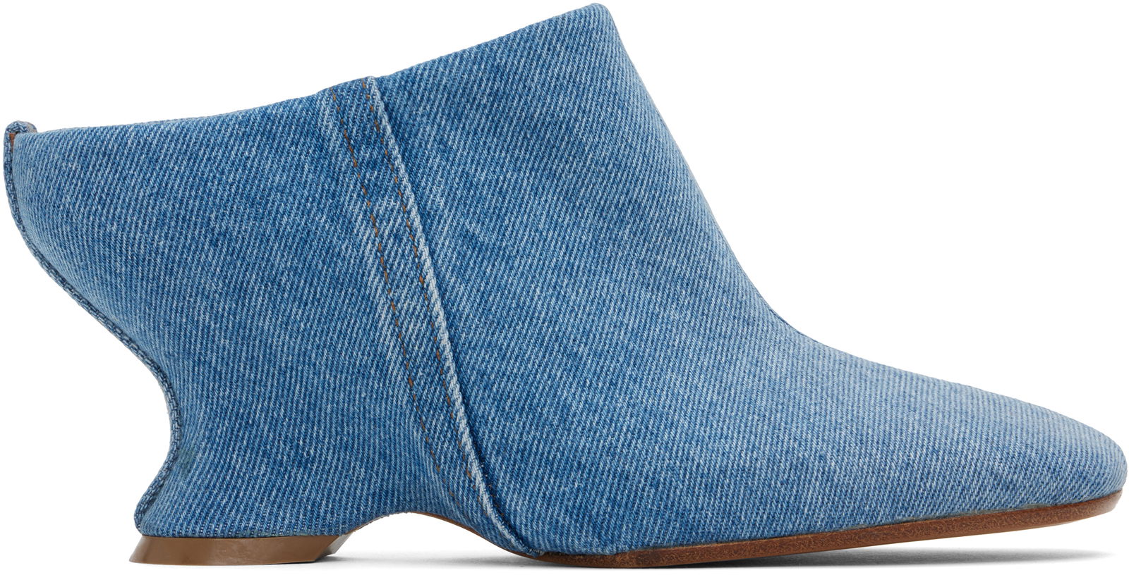 Denim Mules