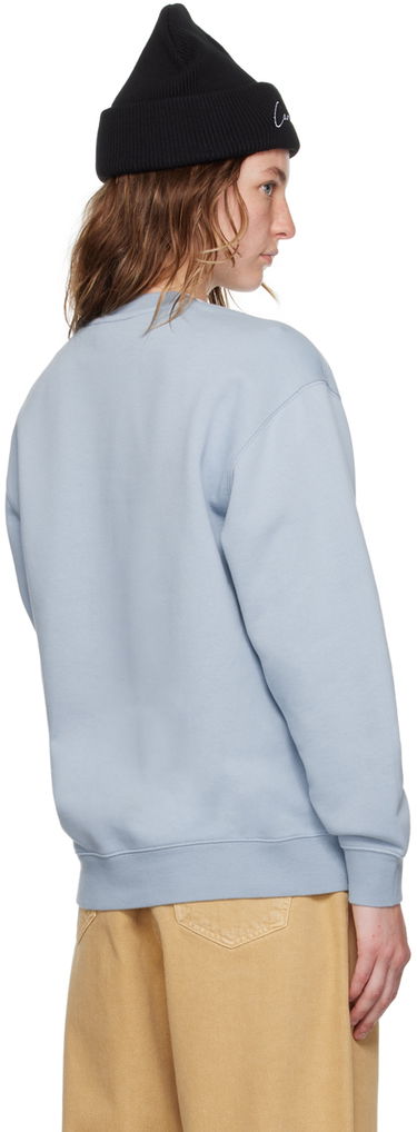 Mikina Carhartt WIP Misty Sky Sweatshirt Modrá | I033647, 4