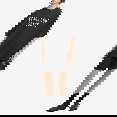 Tričko Fear of God Heavy Crewneck T-Shirt Čierna | 125BT242000F, 4