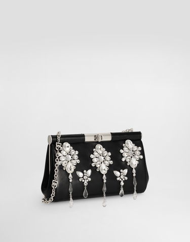 Kabelka Dolce & Gabbana Dolce & Gabbana Marlene Crystal Embroidered Clutch Čierna | BB7620AX07380999, 2