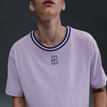 Crop Top Nike Dri-FIT Heritage Cropped Short Sleeve T-Shirt Fialová | HJ3640-515, 3