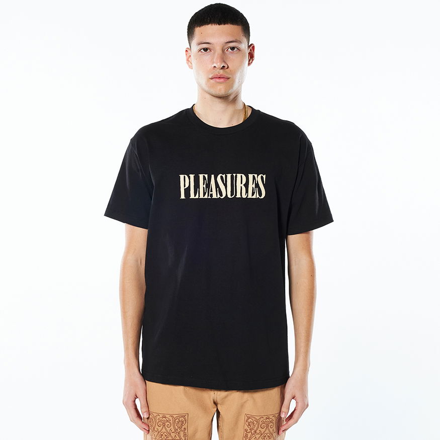 Tričko Pleasures Tickle Logo Tee Čierna | P22SP054-BLACK, 0