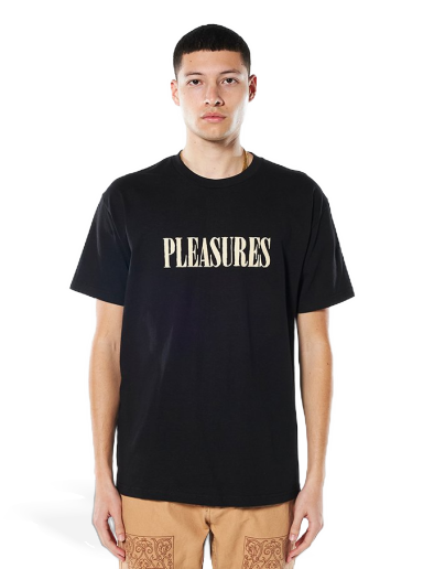 Tričko Pleasures Tickle Logo Tee Čierna | P22SP054-BLACK
