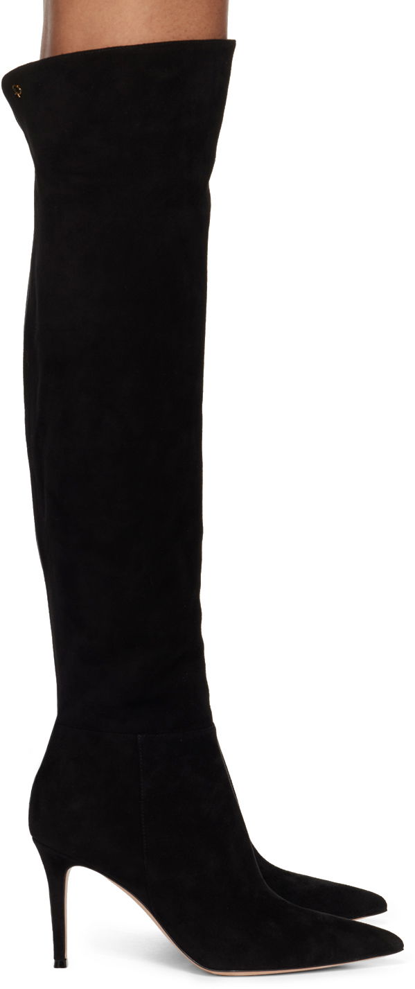 Tenisky a topánky Gianvito Rossi Jules Suede Tall Boots Čierna | G80222.85RIC.C45, 0
