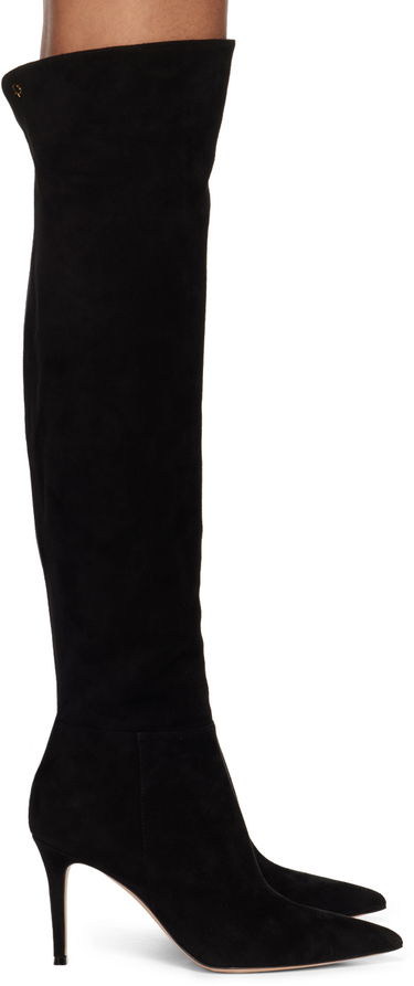 Tenisky a topánky Gianvito Rossi Jules Suede Tall Boots Čierna | G80222.85RIC.C45, 0