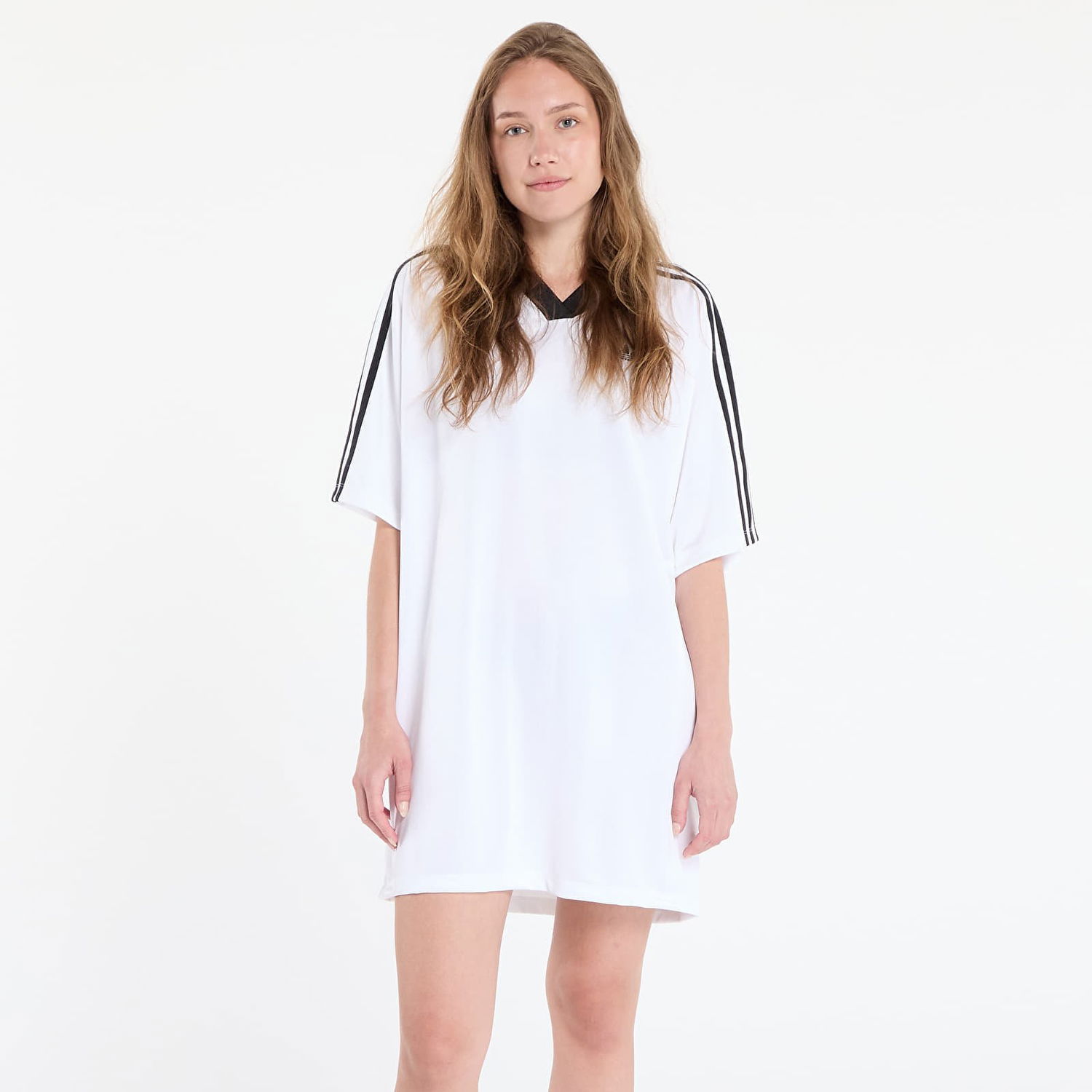 Šaty adidas Originals Adicolor Football Oversize Dress Biela | KB8153, 0