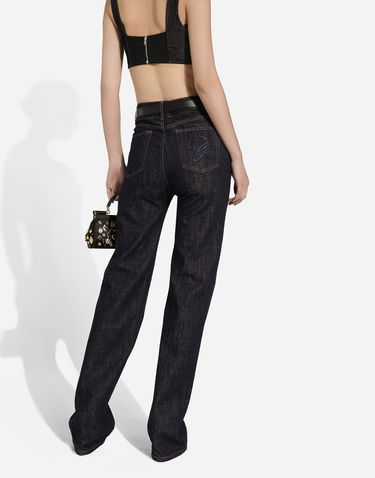 Džínsy Dolce & Gabbana Flared Cotton Denim Jeans Čierna | FTC69ZG8LT3S9001, 3