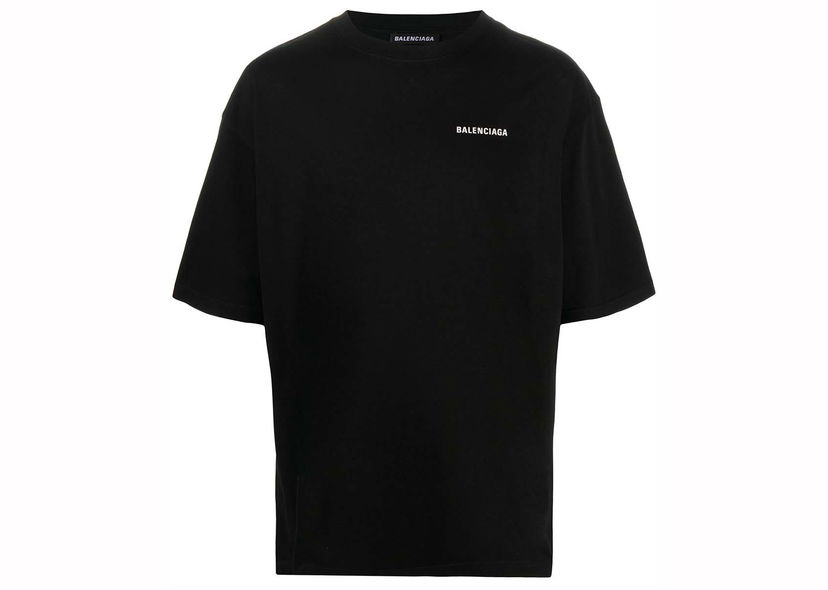Tričko Balenciaga Relaxed Fit T-shirt Čierna | 612966TIVG51070