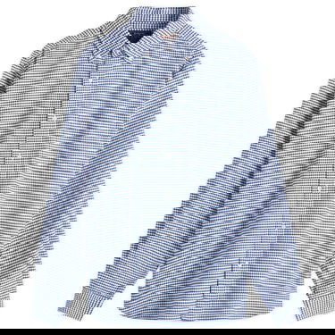 Košeľa BEAMS Beams Plus Button Down Gingham Oxford Shirt, Size Medium Modrá | 3811-0077-139-75, 1