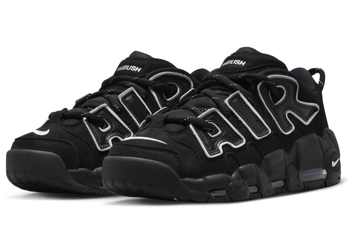 AMBUSH x Air More Uptempo Low "Black and White"