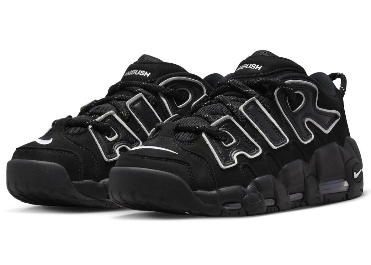 Tenisky a topánky Nike AMBUSH x Air More Uptempo Low "Black and White" Čierna | FB1299-001, 1