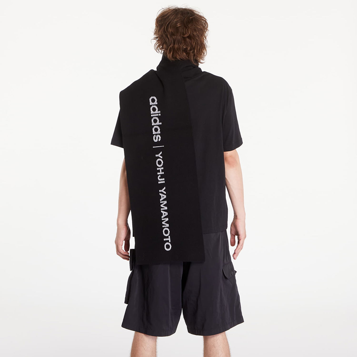 Šál Y-3 Logo Scarf Black Universal Čierna | JN8468, 1