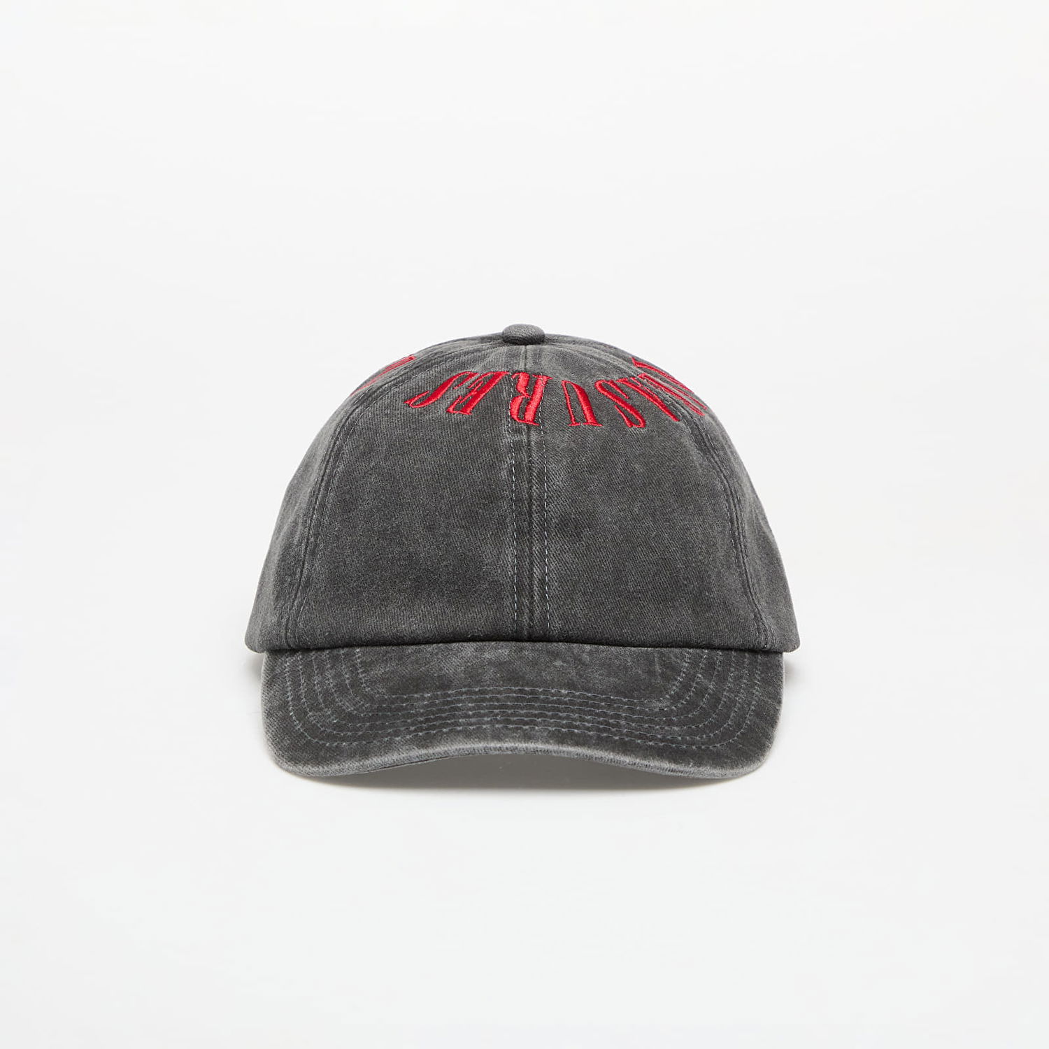 Šiltovka Pleasures PLEASURES Onyx Crown Washed Cap Šedá | P25SP077 BLACK, 0
